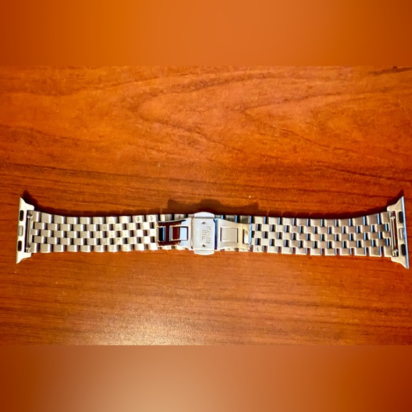 Kendra Scott Apple Watch Band, Stainless Steel, Alex 5 Link, Butterfly Clasp - Picture 6 of 14